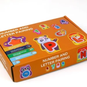Number and Letter Pairing Learning Cards for Kids