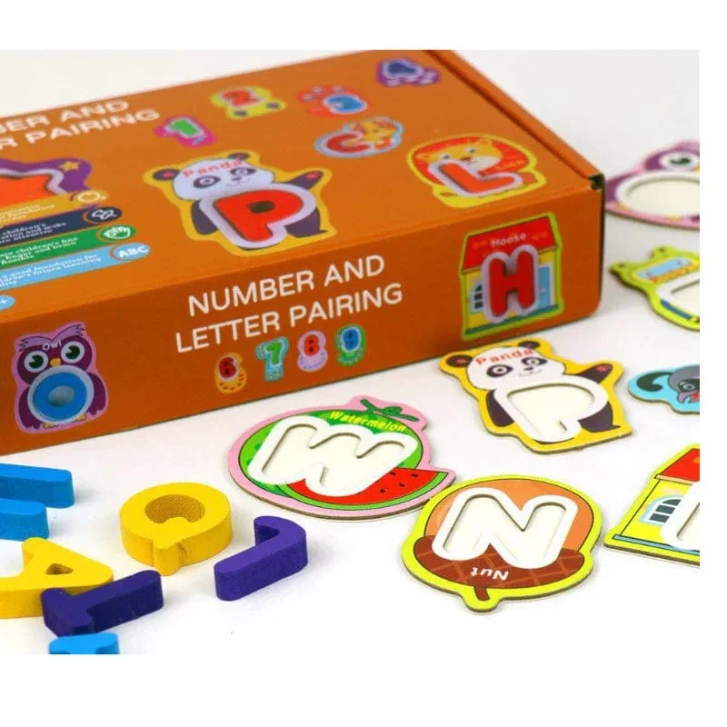 Number and Letter Pairing Learning Cards for Kids - Image 4