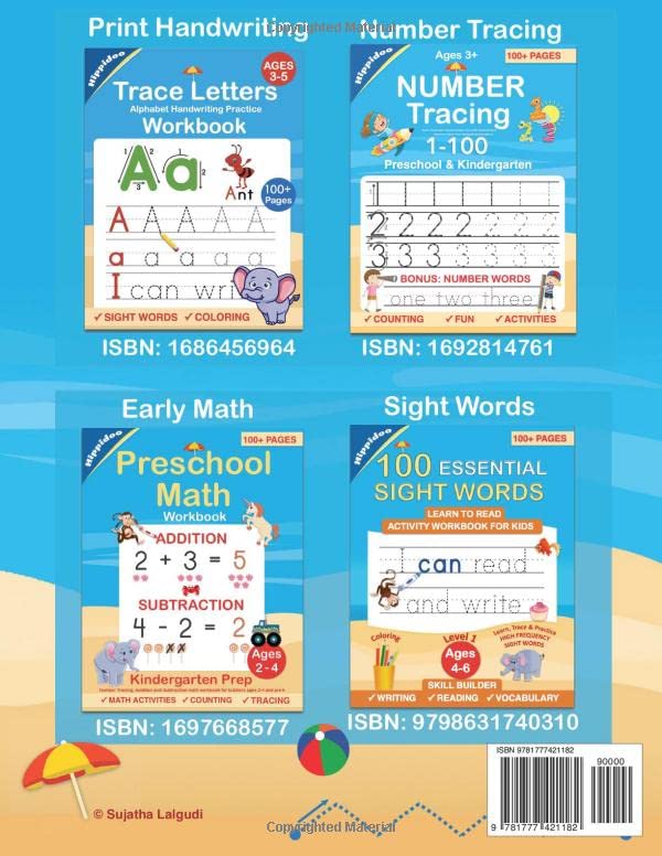 64 Page Children Tracing Book For Kids - Image 2