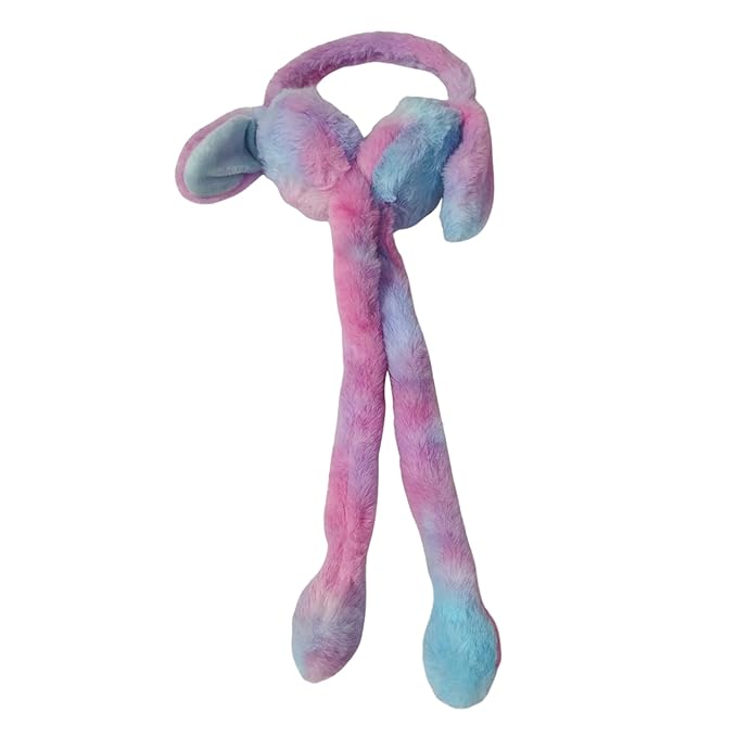 Cute Bunny Plush Ear Muffs for Kids - Image 2