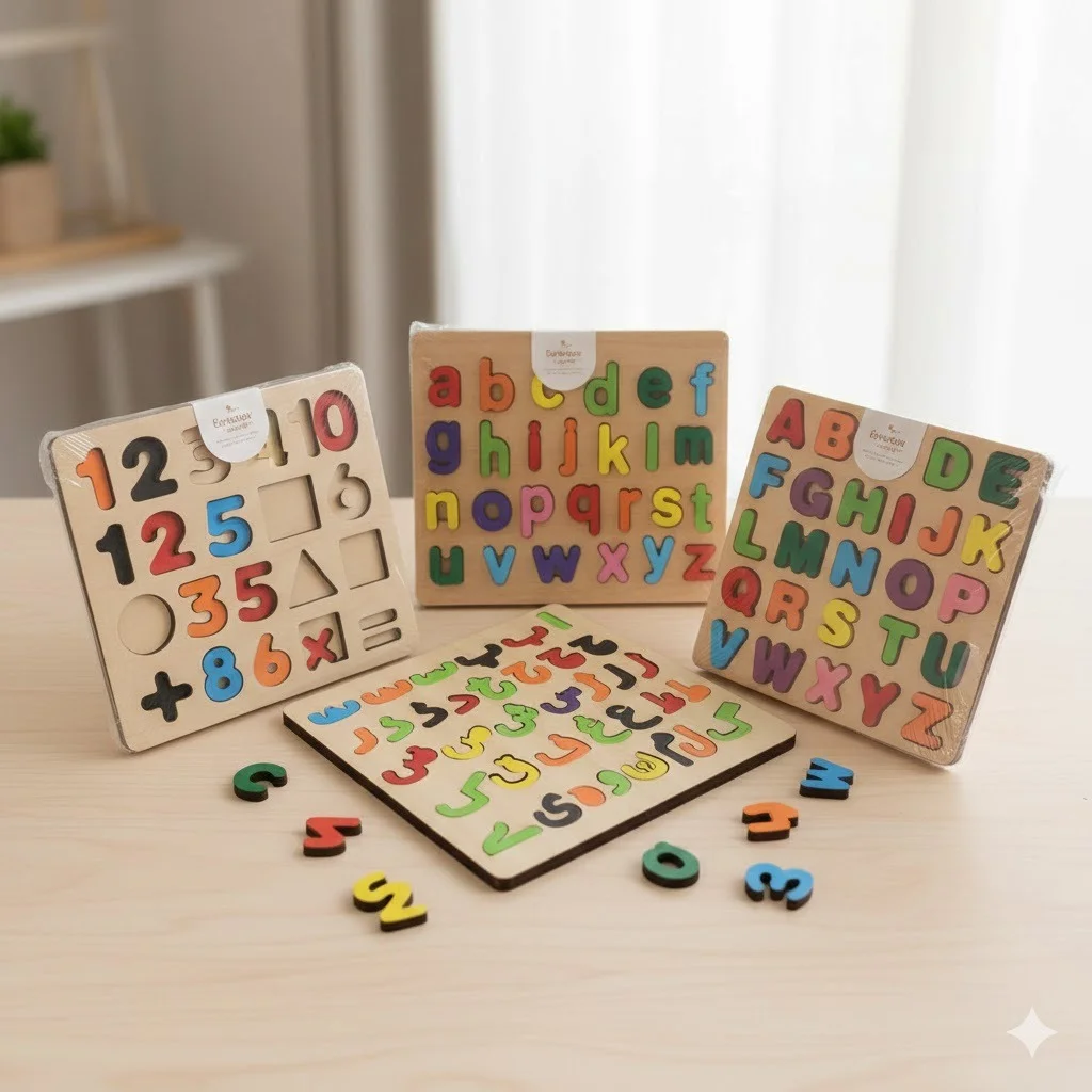 Pack Of 4 Capital English Word , Small English Words , Numbers And Urdu Alphabets - Image 2