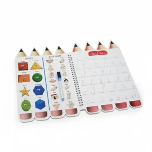 Reusable Kids Learning Workbook