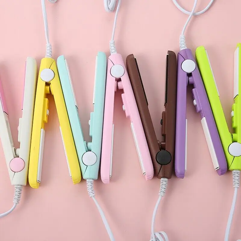 Mini Portable Hair Straightener Flat Iron - Image 2