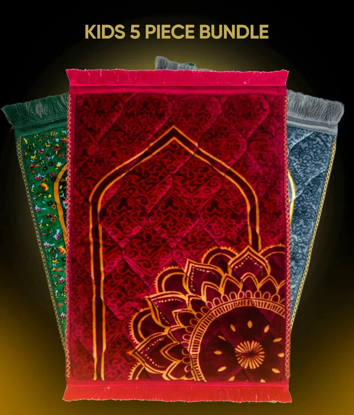Premium Velvet Prayer Mat (Janamaz) - Image 2