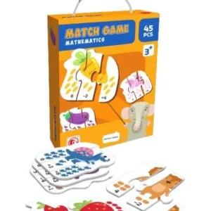 Mathematics Match Game Puzzle for Kids