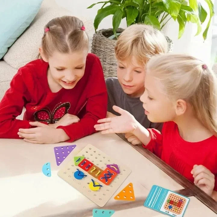 Wooden Fun Roping Game for Kids