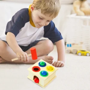 Wooden Hammer Ball Toy for Kids