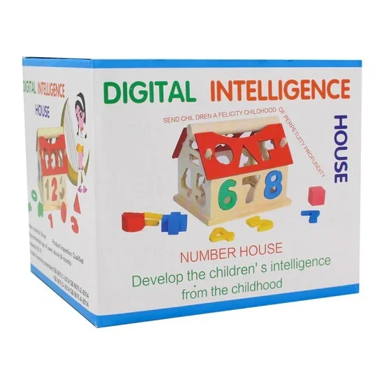 Wooden Number House Learning Toy for Kids - Image 3