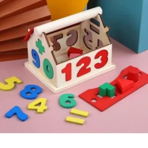 Wooden Number House Learning Toy for Kids