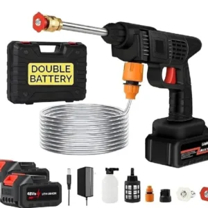 High Pressure Washer Gun with Extension Wand & 5 Nozzle Tips