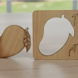 Urdu piece wooden coloring Stencils