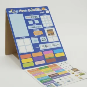 My First Calendar for Kids – Daily Learning & Routine Board