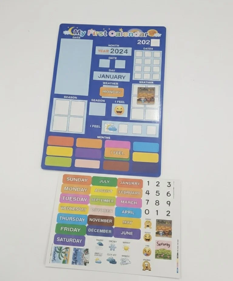 My First Calendar for Kids – Daily Learning & Routine Board - Image 2