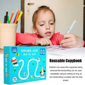 64 Page Children Tracing Book For Kids