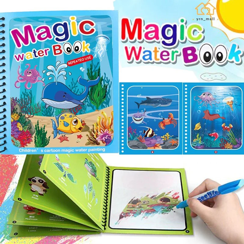 Magic Water Coloring Book Set - Image 3