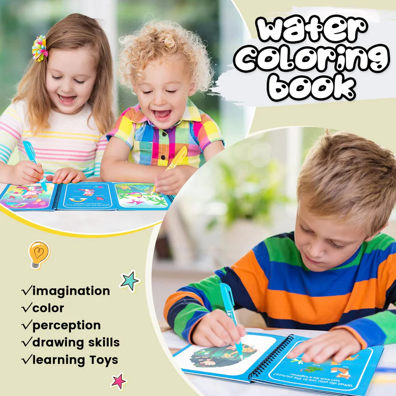 Magic Water Coloring Book Set - Image 2